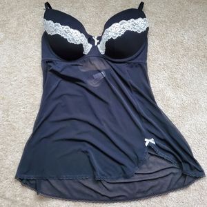 Gilligan & O'Malley Black Lingerie - Size XXL